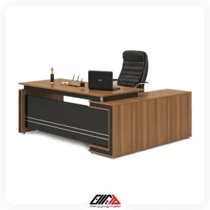 میز-مدیریت-نما-دو-خط-ال-دار